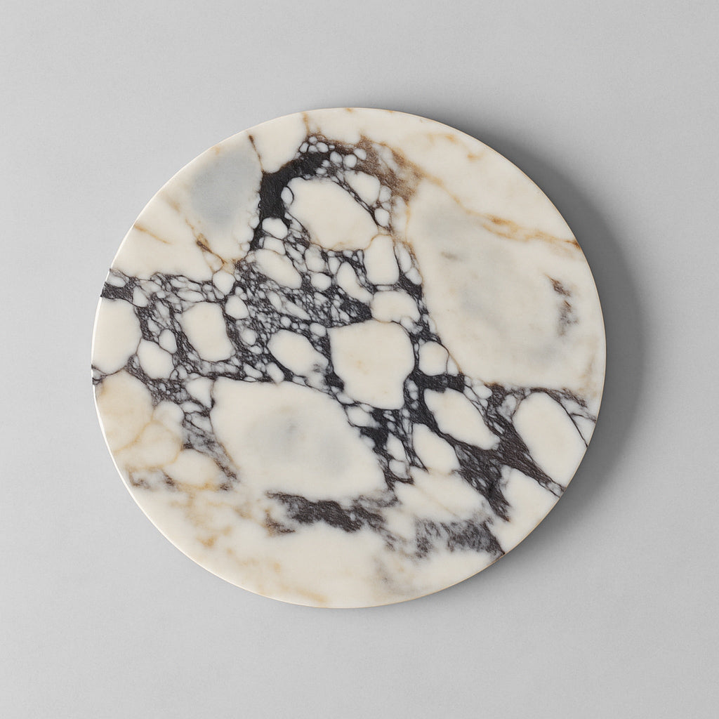 Ahil Console Table - Calacatta Viola Marble