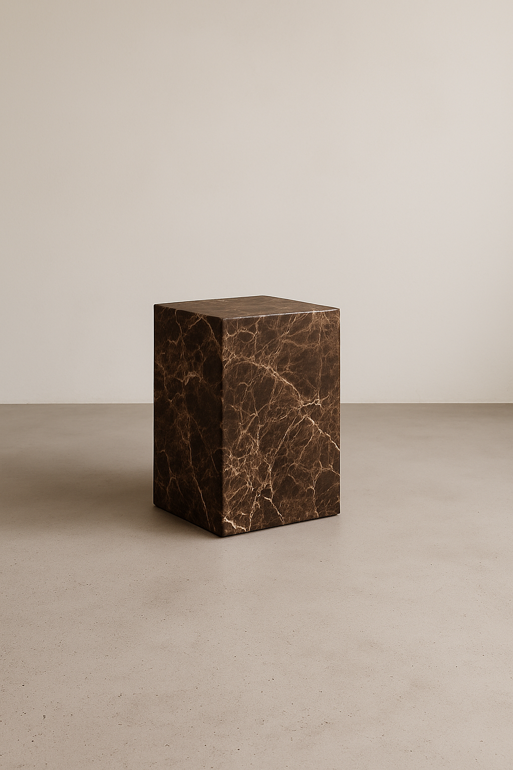 Kael Side Table - Emperador Dark