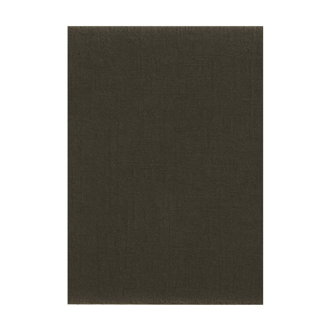Solid Olive Green Wool Rug
