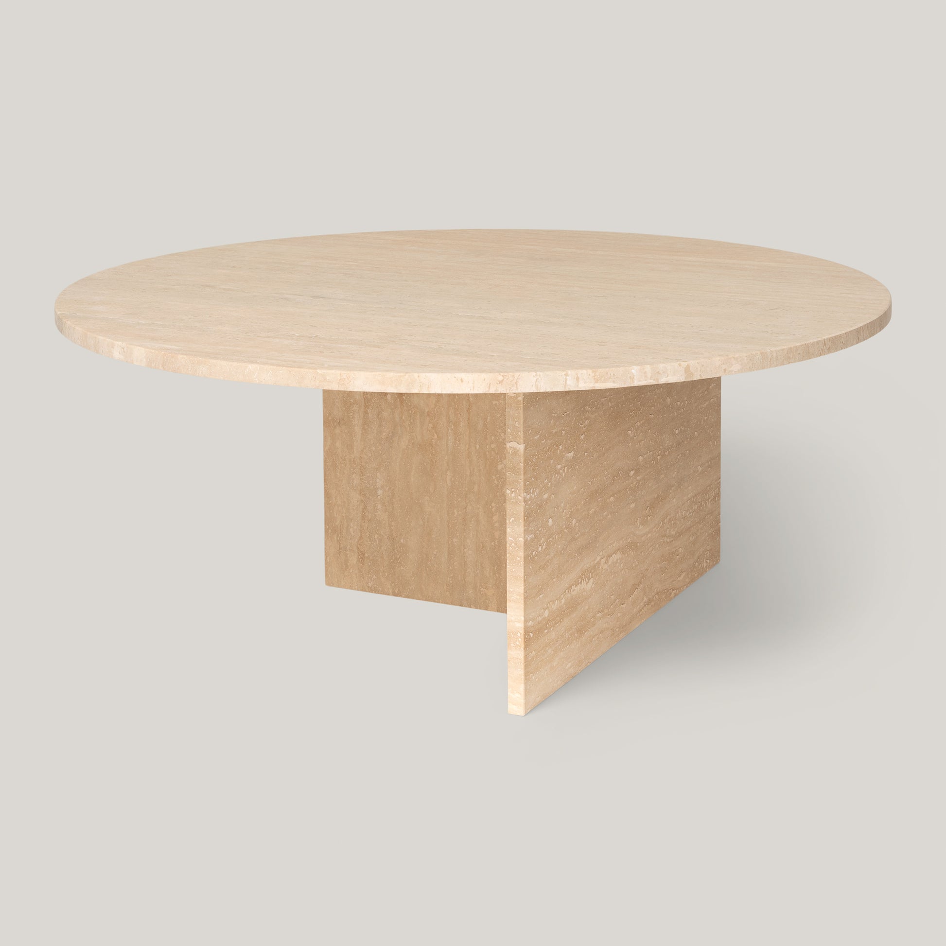 travertine coffee table