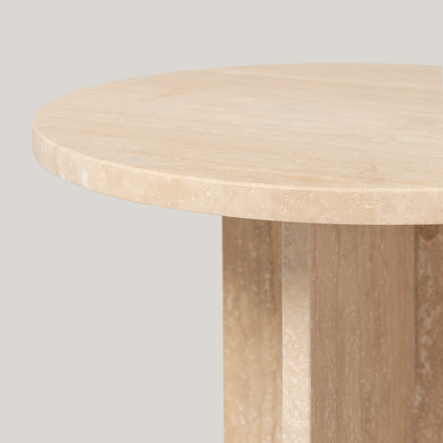 Ahil Side Table Travertine