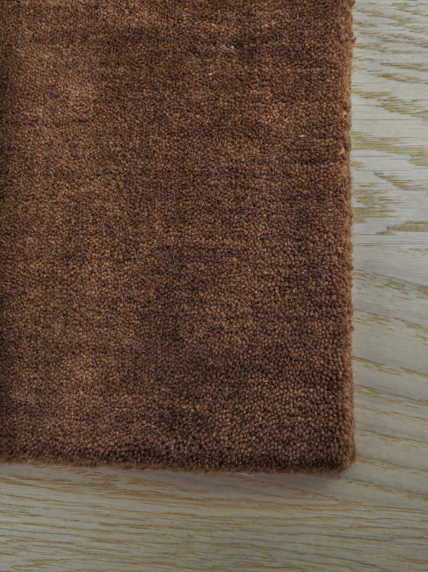 QUIET LUXURY SOLID WOOL RUG - TEDDY - Handwoven
