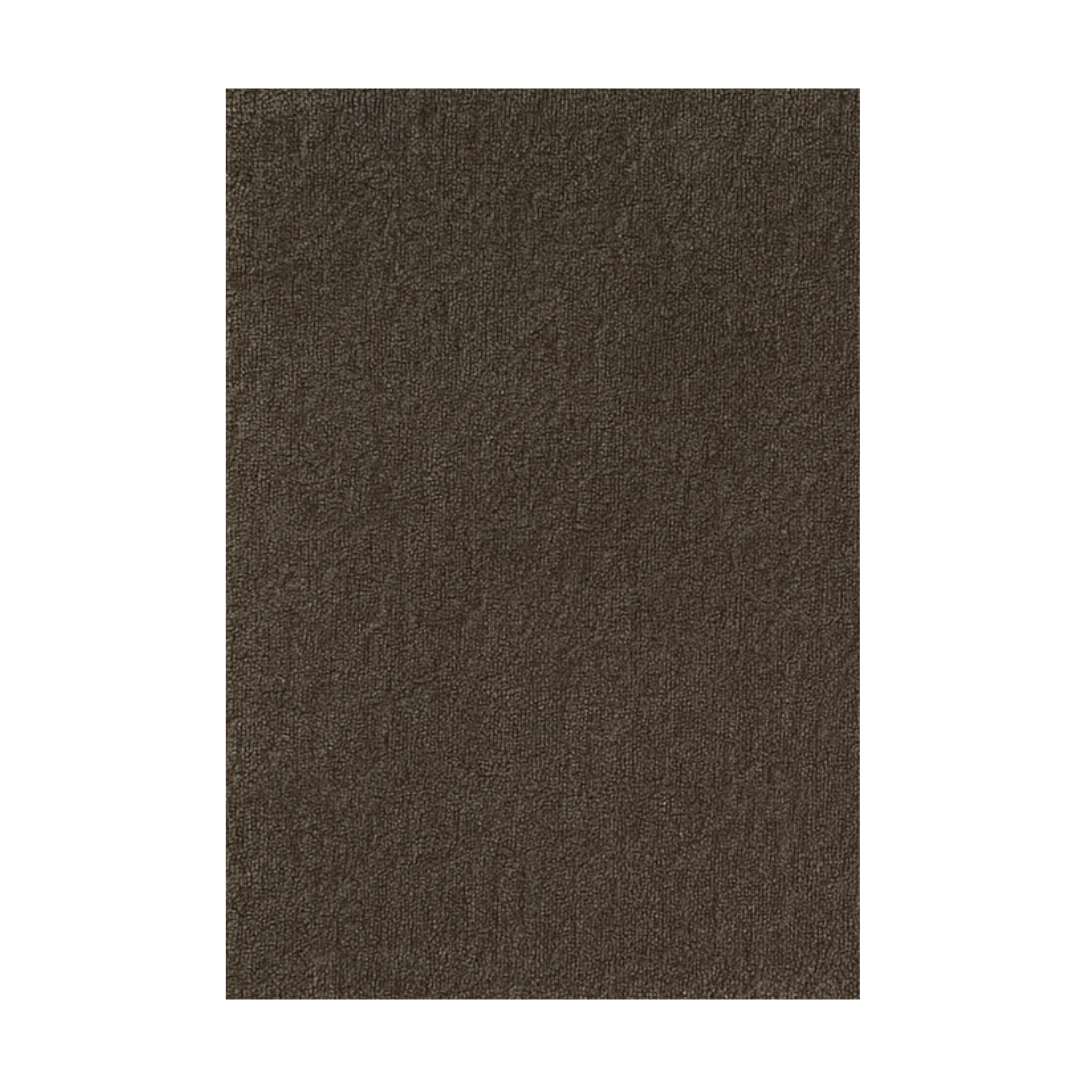 Solid Wool Rug in Dusty Brown