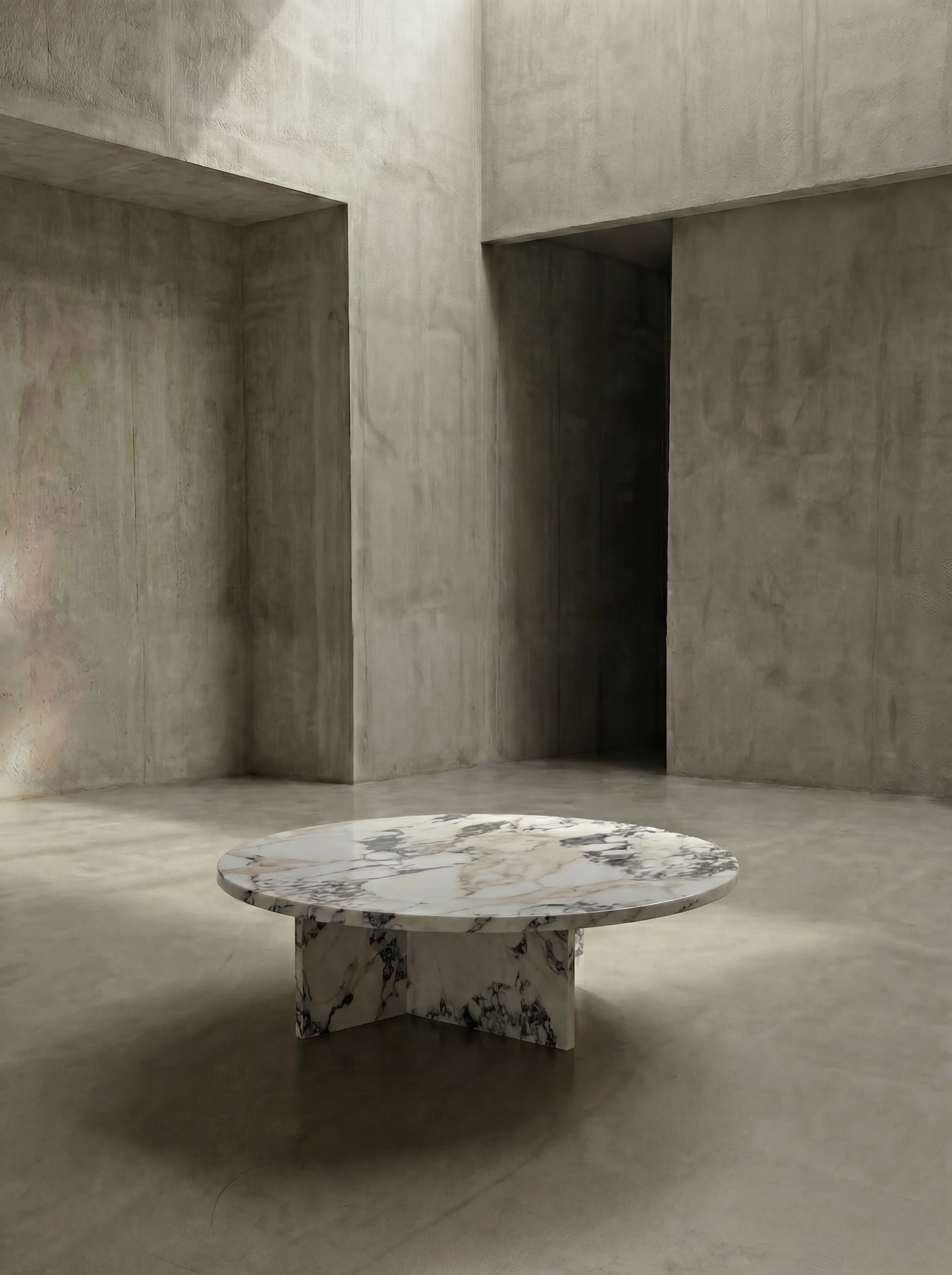 Ahil Coffee Table - Calacatta Viola Marble