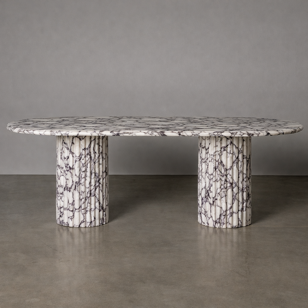 Samara Dining Table | Calacatta Viola Marble Design