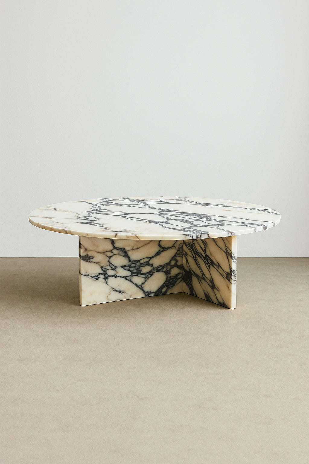 Ahil Coffee Table Calacatta Viola Marble