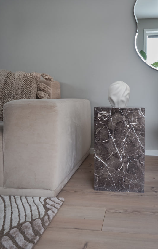 Kael Side Table - Emperador Dark Marble