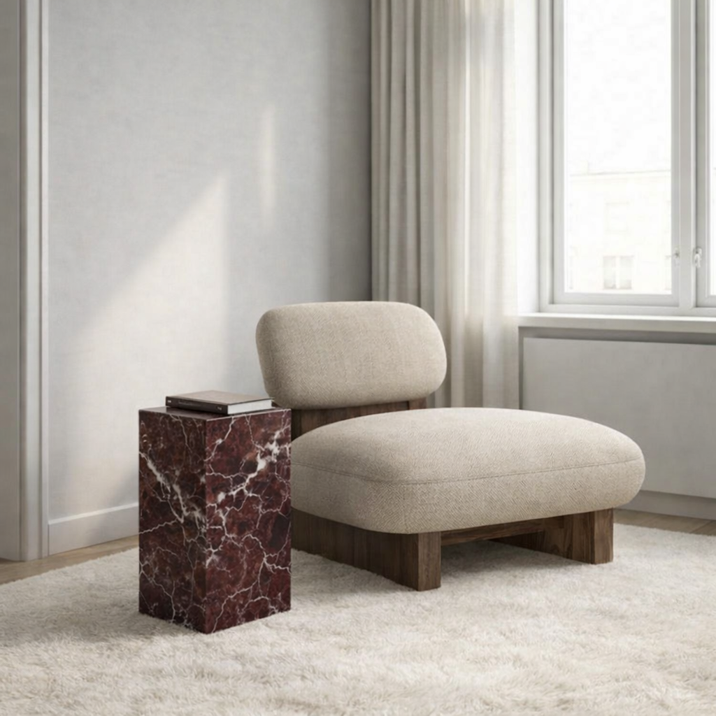 Soraya sidebord - Rosso Levanto Marmor