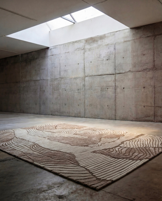 SERRA Wool & Viscose Rug - Hand-tufted Wool & Viscose Rug