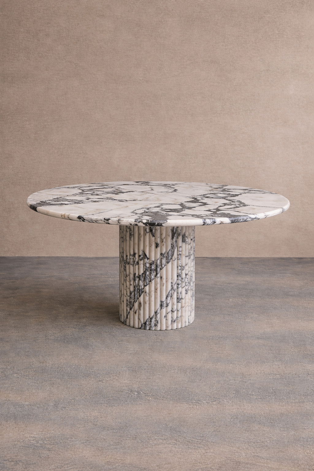 Samara Rund Spisebord - Calacatta Viola Marmor