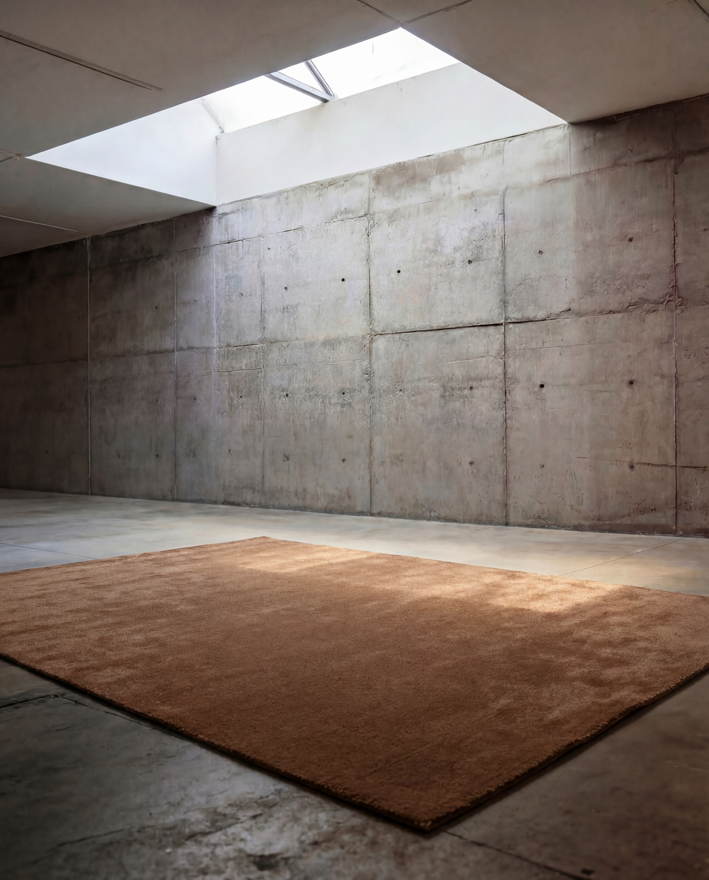 QUIET LUXURY SOLID WOOL RUG - TEDDY - Handwoven