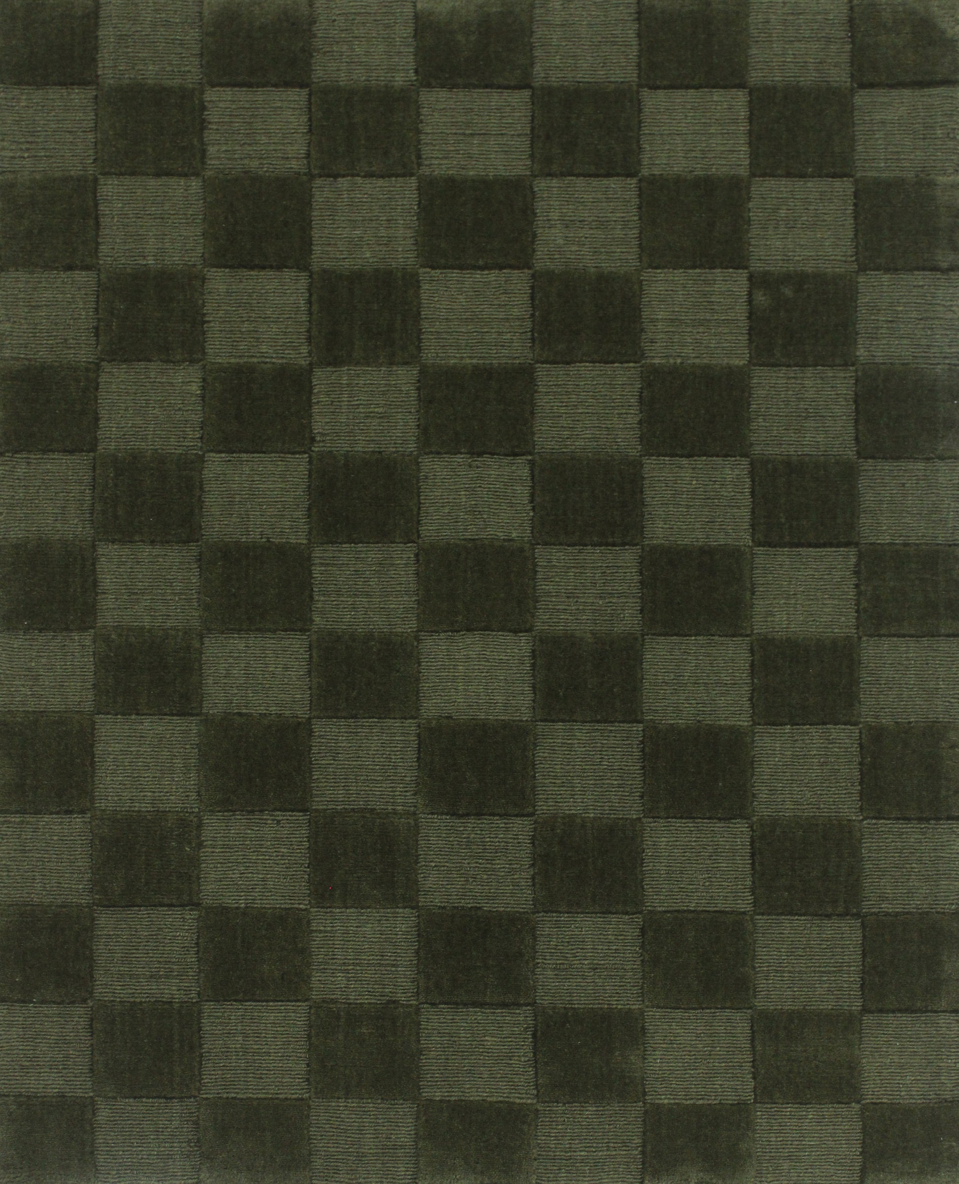 Rutete mønster på en grønn bakgrunn